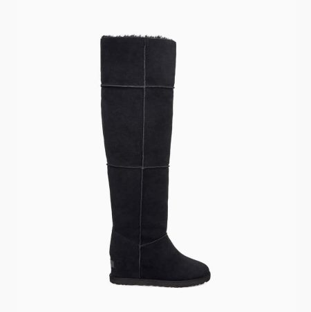 UGG Classic Femme OTK Black Boots for Women (FROP41526)